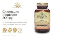Solgar Chromium (Chroom) Picolinate 200 mcg Capsules - thumbnail