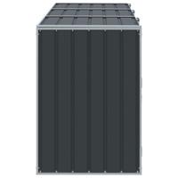 Containerberging voor 3 containers 216x81x115cm staal antraciet - thumbnail