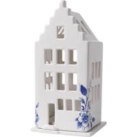HEINEN - Delfts Blauw - Waxinelichthouder huis trapgevel - thumbnail