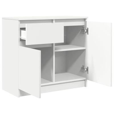 Dressoir met lade 71x35x65 cm spaanplaat wit Dressoir met lade 71x35x65 cm spaanplaat wit