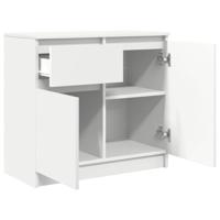 Dressoir met lade 71x35x65 cm spaanplaat wit - thumbnail
