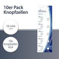 MediaRange Premium alkaline knoopcellen, AG4|LR626|1,5 V, verpakking van 10 stuks - thumbnail