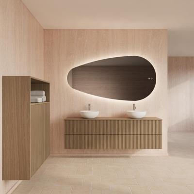 Badmeubelset Gliss Design Hybris Corn Silk 200 cm Met Waskom