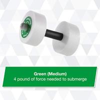 Theraband Halters - groen / medium (per paar) - thumbnail