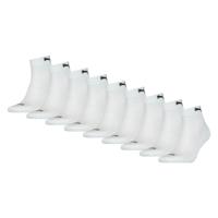 3-paar Quarter sokken - Badstof zool - Quarter katoenen sokken voor dames en heren in het wit, zwart, grijs en donkerblauw - thumbnail