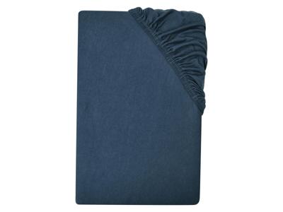 LIVARNO Jersey hoeslaken 90-100 x 200 cm (Donkerblauw)