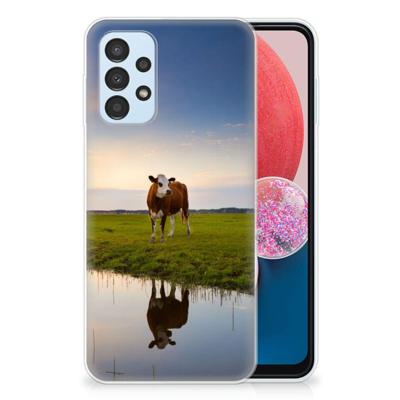 Samsung Galaxy A13 4G | TPU Hoesje | Koe Samsung Galaxy A13 4G | TPU Hoesje | Koe