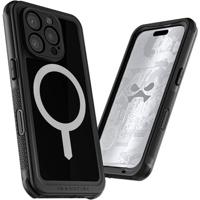 Ghostek Nautical Waterproof MagSafe Case + Belt Swivel Holster Apple iPhone 16 Pro Black - thumbnail