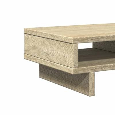 Monitorstandaard 50x27x15 cm bewerkt hout sonoma eikenkleurig