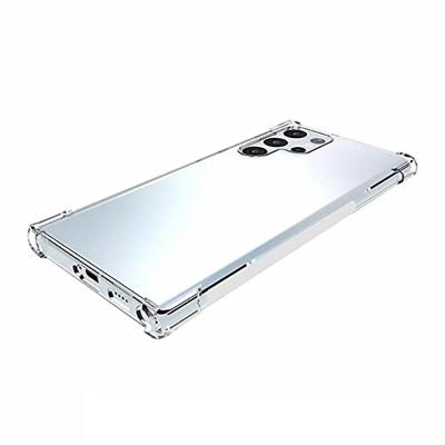 Lunso - Softcase hoes - Samsung Galaxy S22 Ultra - Transparant