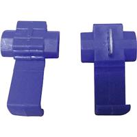 TRU COMPONENTS Snelklemverbinder Flexibel: 1-2.5 mm² Massief: 1-2.5 mm² Aantal polen: 2 Blauw 5 stuk(s) - thumbnail