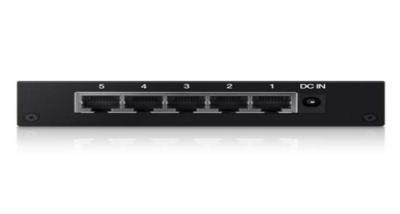 Linksys SE3005: 5-poorts Gigabit Ethernet Unmanaged Switch, computernetwerk, auto-sensing-poorten maximaliseren de gegevensstroom tot 1.000 Mbps (zwart, blauw)