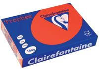 Clairefontaine Trophee A4 160gr koraalrood 250vel - thumbnail