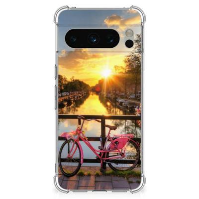 Google Pixel 8 Pro Telefoonhoesje met valbescherming Amsterdamse Grachten Google Pixel 8 Pro Telefoonhoesje met valbescherming Amsterdamse Grachten