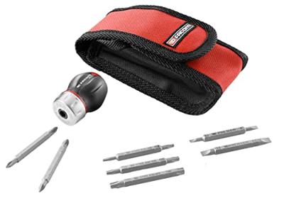 Facom Protwist stubby bitschroevendraaier | met ratel | inclusief 7 bits | ATCL.S14PB ATCL.S14PB