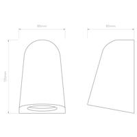 Astro - Mast Light Wandlamp mat concrete - thumbnail