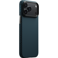 Pitaka Ultra slim case iPhone 17 Pro Max - Blue/Grey - thumbnail