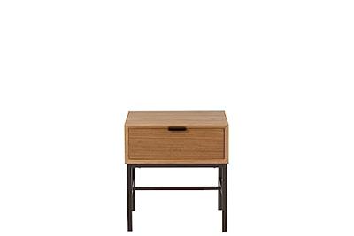 J-Line Bijzettafel Op Onderstel Hout/Metaal Naturel