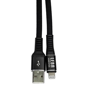 OtterBox Premium Reinforced Braided USB-A naar Lightning Cable, MFi Certified, Oplaadkabel voor iPhone en iPad, Ultra-robuust, Bend en Flex getest, 1m, Zwart
