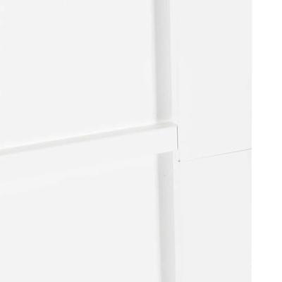 Schuifdeurset Wit en zwart 83 x 202 cm