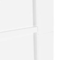 Schuifdeurset Wit en zwart 83 x 202 cm - thumbnail