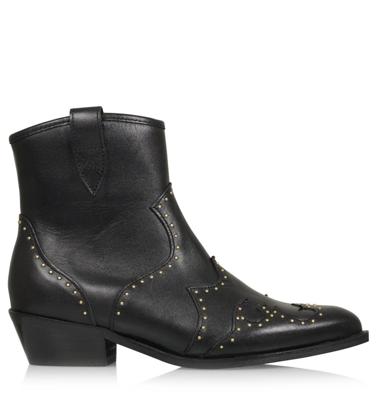 DWRS label - Lyon studs westernboots Leer Dames