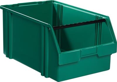 LA-KA-PE Magazijnbak | L500/450xB300xH230 mm | PS groen | 8 stuks - LK1A GRÜN LK1A GRÜN