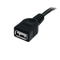 StarTech.com 6 FT USB EXTENSION CABLE, USBEXTAA3BK - thumbnail