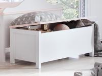Opbergkoffer LUCIA wit/roze - thumbnail