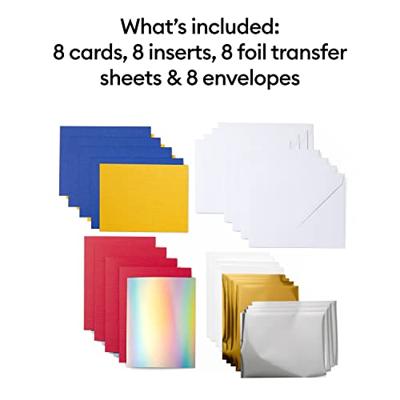 Cricut joy • insert cards foil royal flush a6