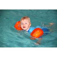 Swimsafe zwemmouwtjes flipper oranje 2 stuks - thumbnail