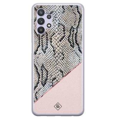 Samsung Galaxy A32 5G siliconen hoesje - Snake print