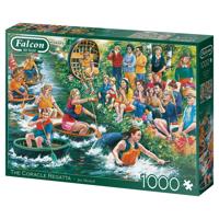 The Coracle Regatta Puzzel 1000 Stukjes - thumbnail