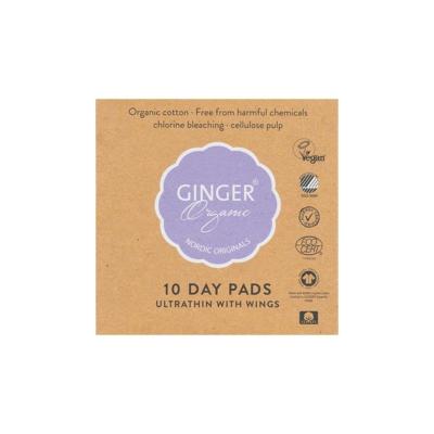 Ginger Organic Maandverband Ultradun