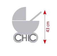 Houten poppenwagen Puntos Grijs - thumbnail