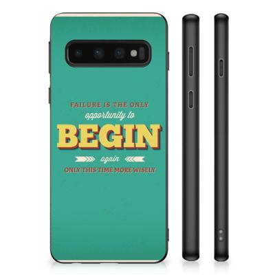 Samsung Galaxy S10 Hoesje met Quotes Quote Begin Samsung Galaxy S10 Hoesje met Quotes Quote Begin