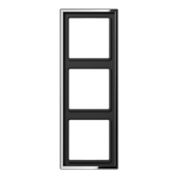 Jung LS990 afdekraam 3-voudig glanzend chroom - thumbnail