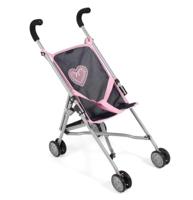 Mini-Poppenbuggy Roma - Melange Navy Grijs - thumbnail