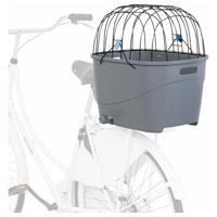 TRIXIE FIETSMAND VOOR BAGAGEDRAGER MET DRAADKOEPEL KUNSTSTOF GRIJS 46X36X47 CM - thumbnail