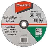 Makita A-85385 Doorslijpschijf 230x3,2x22,23mm steen - thumbnail