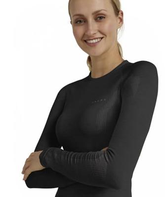 Falke LS Wool-Tech Shirt Dames Black XS - thumbnail