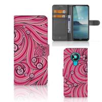 Nokia 3.4 Hoesje Swirl Pink - thumbnail
