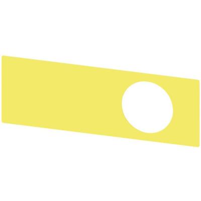 Siemens 3SU1900-0BE31-0AA0 3SU19000BE310AA0 Opschriftbord (b x h) 112 mm x 38 mm Zonder opdruk Geel, Zwart 10 stuk(s)