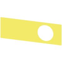 Siemens 3SU1900-0BE31-0AA0 3SU19000BE310AA0 Opschriftbord (b x h) 112 mm x 38 mm Zonder opdruk Geel, Zwart 10 stuk(s) - thumbnail