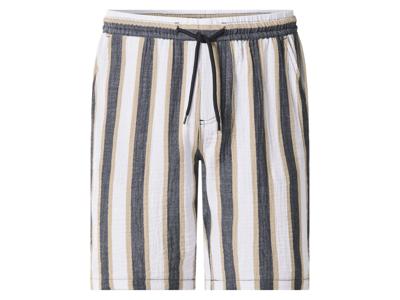 esmara Men Korte mousseline heren broek (Strepen, M)