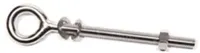 Platinum Oogbout met moer voor houten paal M8x100mm - thumbnail
