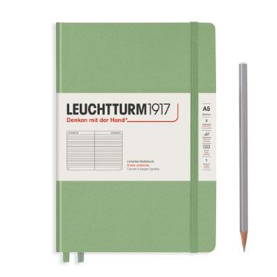 Leuchtturm Sage, Medium (A5), 251 p., ruled