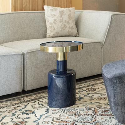 Zuiver Glam bijzettafel Blauw