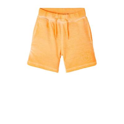 NAME IT KIDS sweatshort Hamilto van biologisch katoen oranje