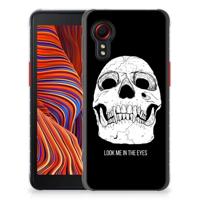 Silicone Back Case Samsung Galaxy Xcover 5 Skull Eyes - thumbnail